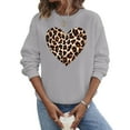 thumbnail image 5 of Womens Cactus Graphic Sweatshirts Valentines Cute Crewneck Tops Long Sleeve Pullover Casual Shirts, 5 of 8