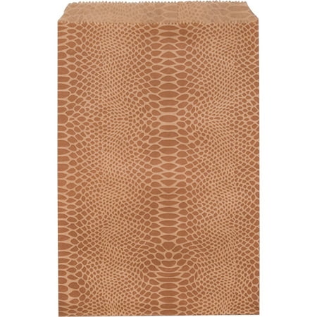 - 100 Bags Snake Pattern Print Paper Bags Gift & Merchandise Bags