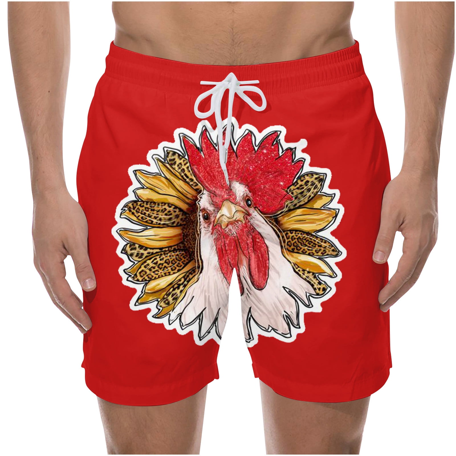 Men's Pretzel Cookie Swim Trunks Quick Dry Swim Shorts Casual