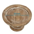 thumbnail image 6 of SOFE 11" Rustic Cake Stand, Round Vintage Cup Cake Stand, Natural Wood Cake Stand with Pedestal Dessert Display, Farmhouse Cake Holder Perfect for Weddings, Birthdays and Country Decor, 6 of 7