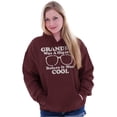 thumbnail image 4 of Funny Cool Hipster Grandma Joke Hoodie Sweatshirt Women Brisco Brands 3X, 4 of 6