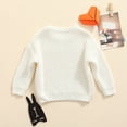 thumbnail image 4 of Bébé Filles Garçons Pull Col Rond en Vrac Automne Hiver Pull Chaud Tops Manches Longues Chemisier Pull, 4 of 6