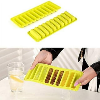 Jokari Skinny Ice Cube Tray 2PK for 16oz Water & Sports Drink Bottles with  Small Openings