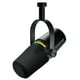 thumbnail image 1 of Micrófono dinámico para podcasts Shure MV7+. Certificado OBS, audio mejorado, panel táctil LED, salidas USB-C y XLR, modo de nivel automático, filtro pop digital, efectos de reverberación, podcasting,, 1 of 5