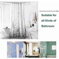 thumbnail image 3 of 4 Pcs Shower Curtain Sets Bathroom for Decor Long Size, 3 of 5
