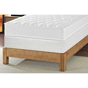 Signature Sleep Gold Select 8 Inch Reversible Coil Mattress with CertiPUR-US certified foam & Foundation: Twin White