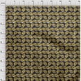 thumbnail image 3 of oneOone Polyester Lycra Fabric Leaves & Floral Block Print Sewing Fabric BTY 56 Inch Wide, 3 of 4