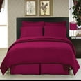 thumbnail image 2 of Queen size Solid burgundy 8-Piece Bedding Set Super Soft Microfiber Sheets+Duvet+Alternative, 2 of 2