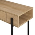 thumbnail image 4 of Contemporary 1-Drawer Wood Entry Table - Oak / Black, 4 of 6