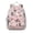 French Bulldog Dog, variant on German Shepherd and Flowers Backpack for School,Cute School Bag,Schoolbag with Adjustable Shoulder Straps & Padded Back,15"x11.42"x5.5"