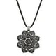 thumbnail image 4 of de Collar con Colgante de Mandala Vintage de 5 Piezas con Cadena de material cuero PU, 4 of 8
