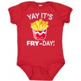 thumbnail image 3 of Inktastic Yay Its Fry Day with Cute French Fries Boys or Girls Baby Bodysuit, 3 of 5
