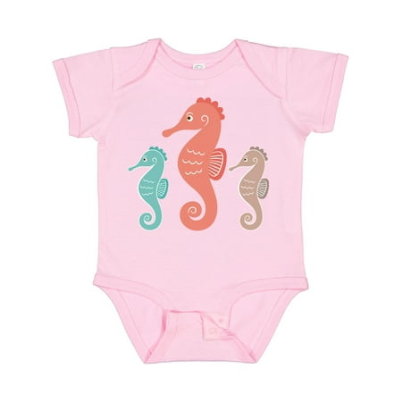 

Inktastic Seahorse Ocean Sea Creatures Gift Baby Boy or Baby Girl Bodysuit