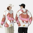 thumbnail image 6 of Kll Sloth With Donuts1 Print Men'S Women’s Upf 50+ Sun Protection Outdoor Hoodie Jacket Long Sleeve Fishing Hiking Performance Shirt- Small, 6 of 8