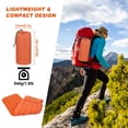 thumbnail image 2 of Graflsoa Orange Single-Color Inflatable Camping Mat with Large Dots for Outdoor Comfort, 2 of 6