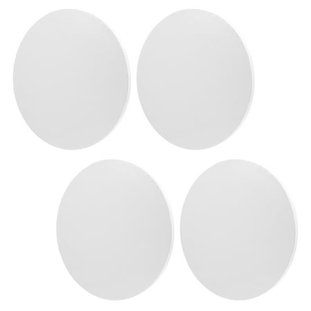 Zehuanyu 4 Pcs Cake Drums Paper Boards Round Coffee Table Cupcakes White