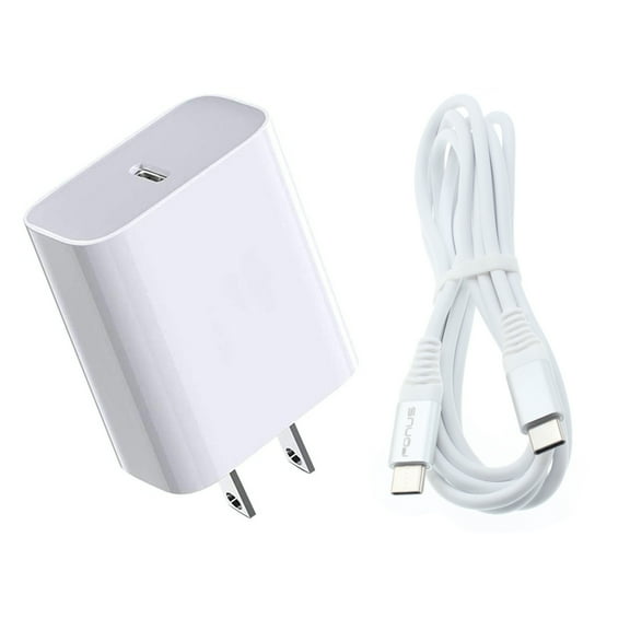 18W Fast Home Charger for Galaxy Z Flip Phone - PD Type-C 6ft USB-C Cable Quick Power Adapter Travel Wall AC Plug Cord Wire X2L for Samsung Galaxy Z Flip