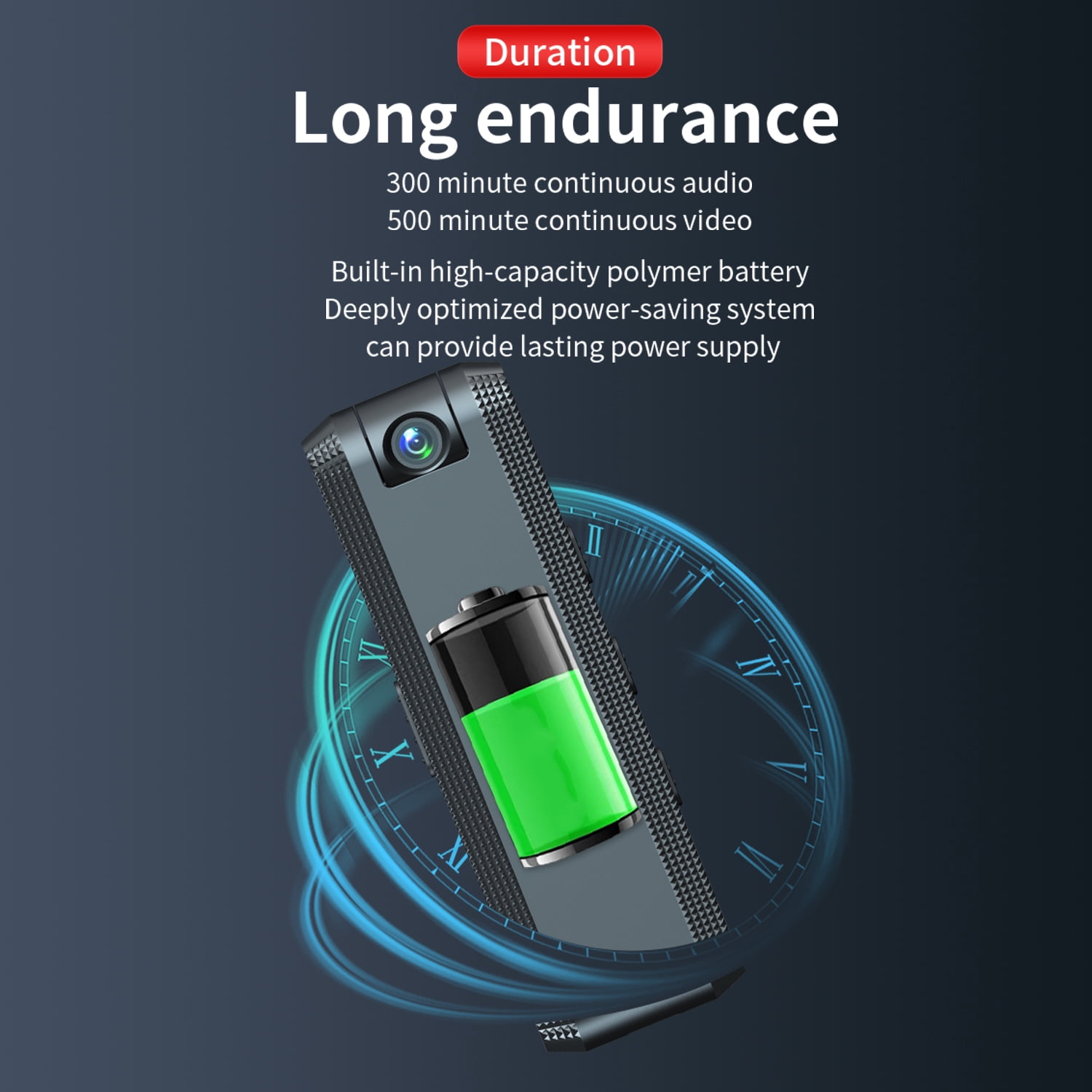 Ip64 Camera Waterproof Camera Compact 1080P Body Camera - 64GB Built-in Memory, 130 ...