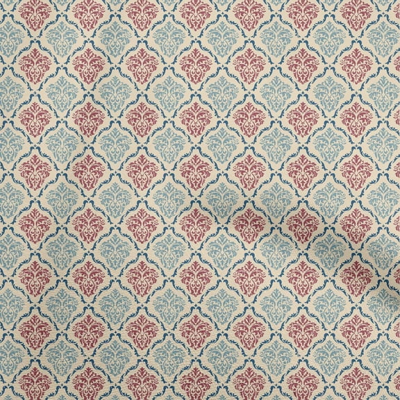 oneOone Cotton Cambric Light Brown Fabric Asian Suzani Sewing Fabric By The Yard Printed Diy Clothing Sewing Supplies 42 Inch Wide