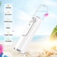thumbnail image 4 of Instrumento de belleza de reposición de agua Nano de aerosol frío de mano USB (blanco) Likrtyny Cuidado Belleza, 4 of 5