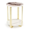 thumbnail image 4 of Michael Amini Ariana Chairside Table - Gold, 4 of 6