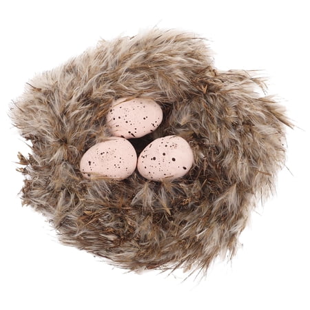 AURARMLET 1 Set Simulated Bird Nest Landscape Decoration Multi Grass Rattan For Easter Party Home Decor AURARMLET 1 Set Simulated Bird Nest Landscape Decoration Multi Grass Rattan For Easter Party Home Decor