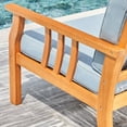 thumbnail image 6 of Wood Outdoor Sofa Chair with Cushion, 6 of 6