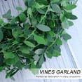 thumbnail image 4 of FELTECHELECTR Guirnalda artificial de 7,5 m con hojas verdes simuladas de enredadera para bodas, fiestas y ceremonias. Diademas DIY., 4 of 4