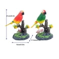 thumbnail image 4 of Bearachild Figuras eléctricas de loros, portalápices de simulación, escultura de escritorio, juguetes repetitivos, contenedor de lápices de Type3 NO3, 4 of 6