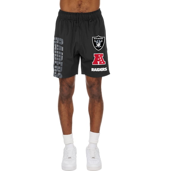 Men's New Era  Black Las Vegas Raiders Match Shorts