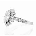 thumbnail image 2 of Pear Cut Cubic Zirconia Halo Engagement Ring in White Gold Plated Sterling Silver, 2 of 3