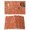 Red, variant on Fall Botanical Placemats Set of 6, Orange Autumn Maple Leaf Vintage Placemats for Dining Table, Place Mats for Kitchen Tabletop, Waterproof Wipeable Dining Table Mats Set