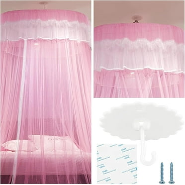2 Set Ceiling Mosquito Net Hooks Bunk Bed Hanger Hook Super Glue Canopy Bed Hooks for Hanging Mosquito Net DIY