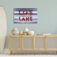 thumbnail image 4 of Stupell Industries Coastal Life At Lake Striped Canvas Art, 36 x 24, by SD Graphics Studio, 4 of 8