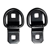 8 Pack Black D Ring Tie Down Anchors Ring Heavy Duty Flip Anchor Ring 400LBS WLL for Trucks, Trailers, RVs, Boats