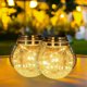thumbnail image 3 of Waterproof outdoor solar hanging lanterns for garden decoration - 2 pack warm light, 3 of 5
