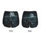 thumbnail image 3 of Balery Moonlit Night Sky Shark Pantalones cortos deportivos para mujer con forro y dos bolsillos, elásticos, para entrenamiento, gimnasio, yoga-Large, 3 of 7