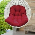 thumbnail image 4 of koolsoo Hanging Egg Chair Cushion Soft Basket Chair Cushion for Outdoor Porch Garden Deep Red, 4 of 6