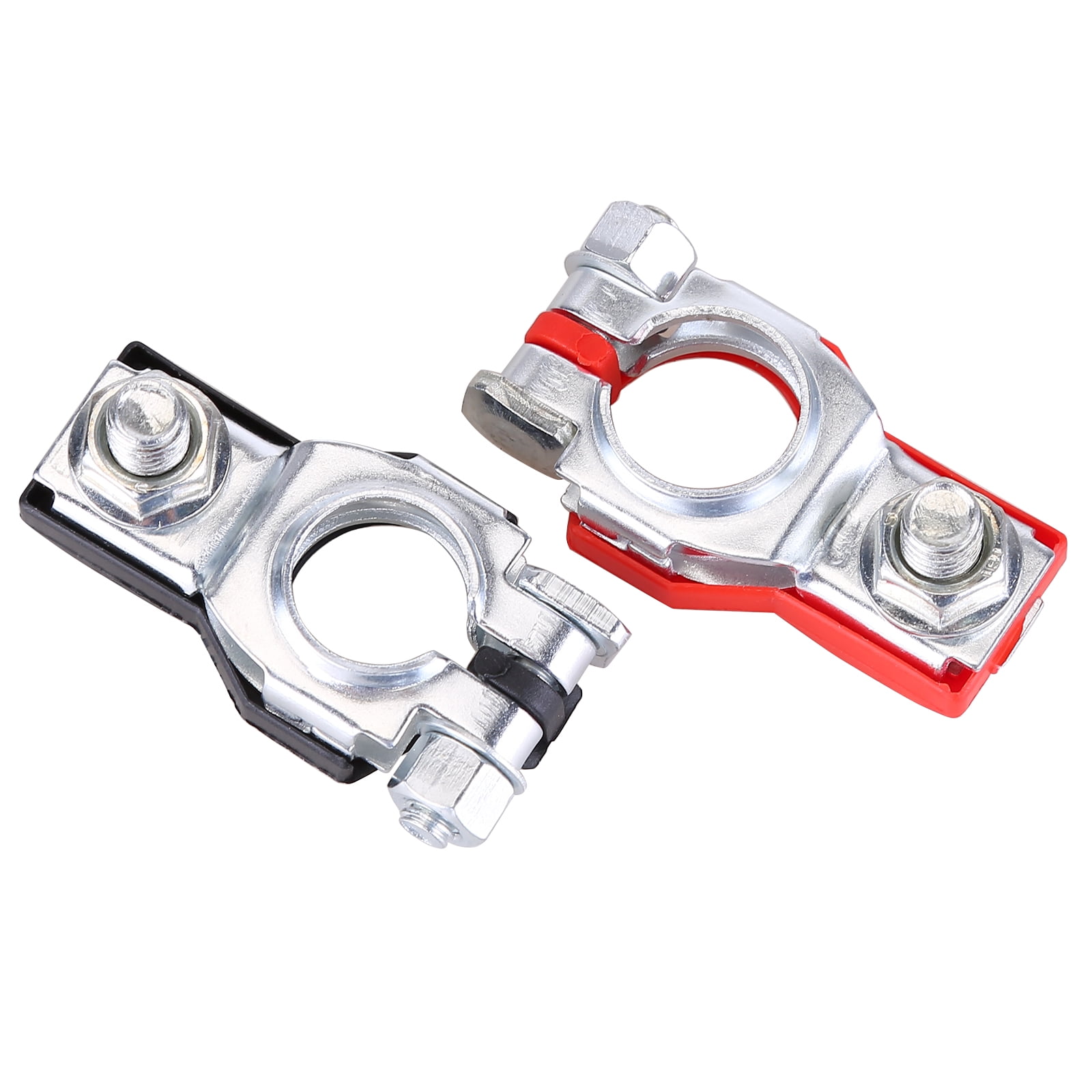 Gsuatey 2pcs Car Battery Terminal Connectors Universal Car Battery Terminal Clamp Clip