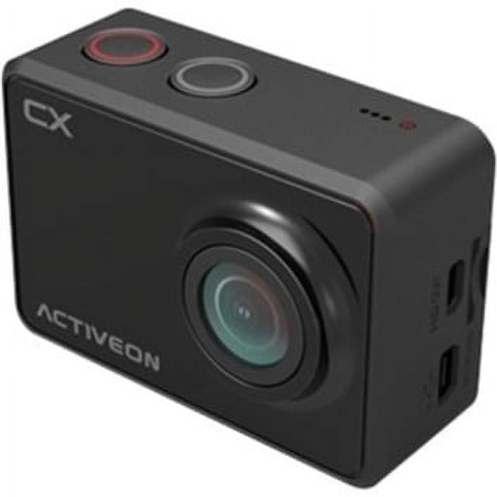 ACTIVEON Digital Camcorder, 2" LCD Screen, CMOS, Full HD, Onyx Black