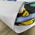 thumbnail image 5 of Ambesonne Shark Place Mats Set of 4, Grumpy Surfer Muscle Body, Standard Size, Jade Green Pale Blue, 5 of 6