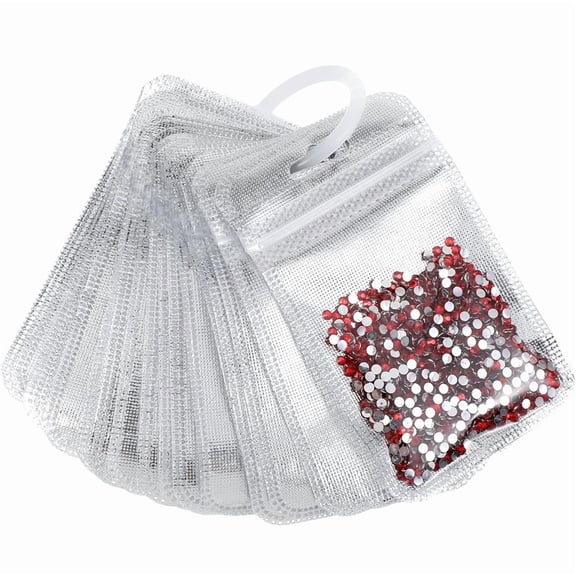 Artrylin 50PCS Painting Beads Storage Bags – Reusable Ziplock Pouches for DIY Art, Gem & Bead Organizer, Craft Supplies Storage Accessories