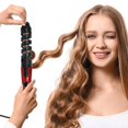 thumbnail image 5 of Automatic Curling Iron Rechargeable One-Click Ceramic Hair Curler Wand with Ionic Frizz Control Fast Heating for Travel Home Use, Cordless Styling Tool, 5 of 5