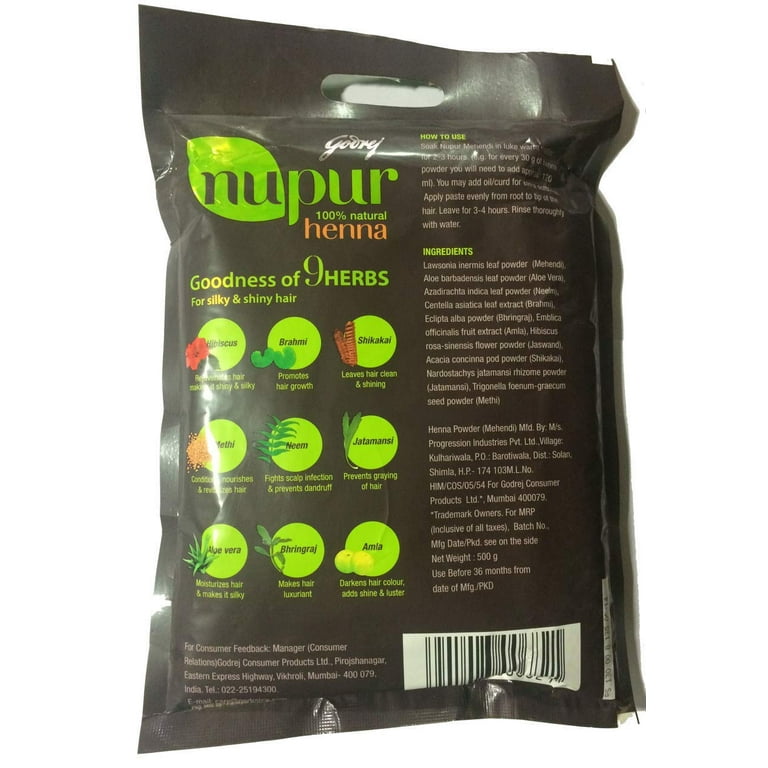 Godrej Nupur Henna Natural Mehndi Goodness Of Herbs Review