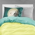 thumbnail image 2 of Halloween Scary Great Pyrenese Fabric Standard Pillowcase, 2 of 2