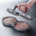 thumbnail image 2 of Molde para carne y hamburguesa, prensa redonda para hamburguesas, aleación de aluminio, molde para parrilla de carne y ternera, prensa para hamburguesas, molde para hacer hamburgue, 2 of 2