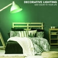 thumbnail image 3 of Luxrite A19 Edison LED Light Bulb, 4.5W=60W Colored Glass Filament, UL Listed, E26 Base, Indoor Outdoor Blue, 3 of 5