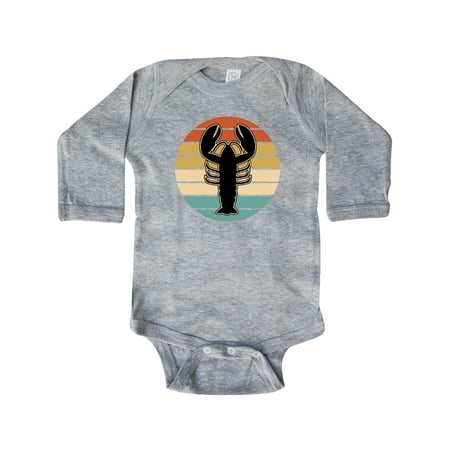 

Inktastic Lobster Retro Sunset Gift Baby Boy or Baby Girl Long Sleeve Bodysuit