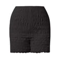 thumbnail image 5 of DHFJKG Women Lace Shorts For Under Dress High Rise Ruffle Hem Loose Fit Elastic Waist Cozy Shorts, 5 of 5