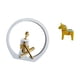 thumbnail image 5 of Escultura Encantadora De Niña Y Caballo De Dala Para Estantería, Dormitorio, Mesa, Centro De Mesa, Estilo Granja, Abstracto, Animal, Regalo Para Lectores, Decoración Versátil Para El Hogar., 5 of 8